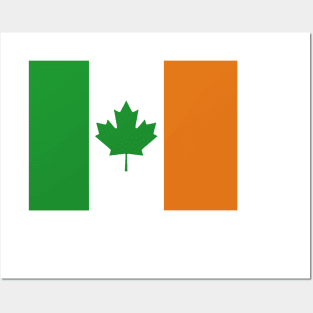 Canada - Ireland Flag Mashup Posters and Art